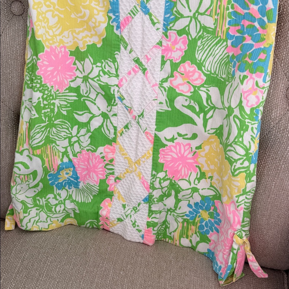 Lilly Pulitzer Girls Hibiscus Stroll Shift dress size 8 kids - Picture 5 of 9